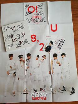 Signed BTS Bangtan Boys O! RUL8.2 RM Jung Kook RM Jimin SUGA Jhope ALL7 Autograph