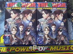 Signed EXO autographed following 4th album THE WARThe Power of Music K-POP