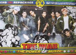 Signed EXO autographed following 4th album THE WARThe Power of Music K-POP