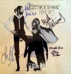 Signed Fleetwood Mac Rumours Album with insert