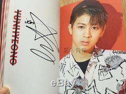 Signed IKON Album Welcome Back CD+Photo witho dedication Hand AUTOGRAPH Authentic