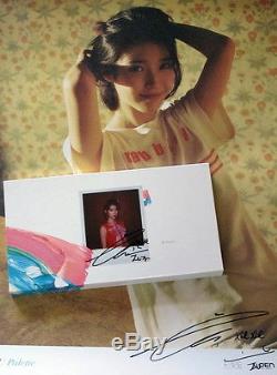 Signed IU Lee Ji Eun Autographed 2017 4th Album Palette CD K-POP 052017