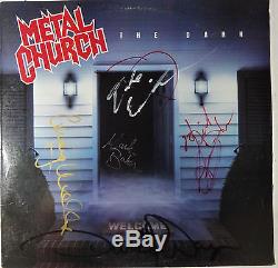 Signed Metal Church Autographed The Dark Album 12 Lp David Wayne +3 Rare