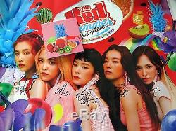 Signed Red Velvet Autographed mini 5th album THE RED SUMMER K-POP 072017