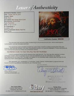 Signed Slayer Autographed Repentless 12 Lp Album All 4 Jsa Loa # Bb02359
