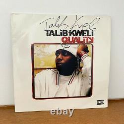 Signed TALIB KWELI Quality 2002 VINYL LP HIP HOP Rawcus Record Album AUTOGRAPHED