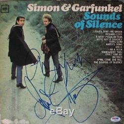 Simon & Garfunkel Signed Album LP Record Certified Authentic PSA/DNA COA