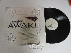 Skillet Autographed Signed Vinyl Album With Signing Picture Proof Last One