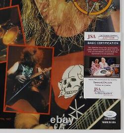 Slayer Dave Lombardo JSA Autograph Signed Album Vinyl Reign In Pain In Nottingha