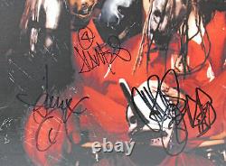 Slipknot (6) Gray, Root, Jordison +3 Signed Album Cover With Vinyl BAS #A39217
