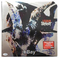 Slipknot Autographed Signed Album Record LP ACOA