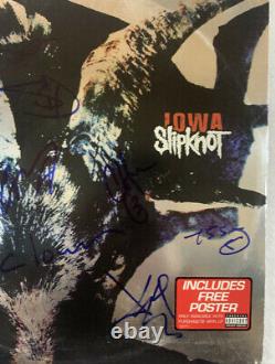 Slipknot Full Band Signed Iowa Album Vinyl Autographed Joey Jordison Rare Coa