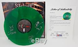 Slipknot Signed Slime Green Limited Edition Album Psa/dna Autos Taylor +2 #4791