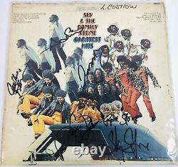 Sly & The Family Stone Greatest Hits AUTOGRAPHED Vinyl Record Album- ULTRA RARE