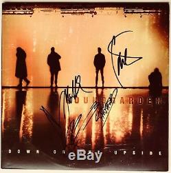 Soundgarden Chris Cornell group signed album down on the upside lp beckett loa