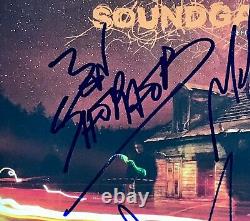 Soundgarden signed album chris cornell group autographed beckett loa