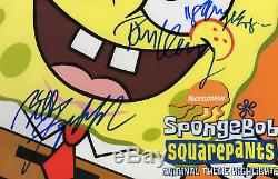 Spongebob Squarepants cast signed autographed record album! Guaranteed Authentic