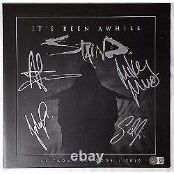 Staind Signed Record Album It's Been Awhile Anniversary Autograph Beckett Auto