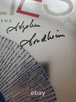 Stephen Sondheim Signed Follies Record Album LP Framed with Poster