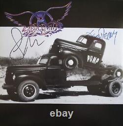 Steven Tyler Joe Perry Autographed Signed Aerosmith Pump Vinyl Record Album