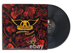 Steven Tyler Signed Aerosmith PERMANENT VACATION Autographed Vinyl Album LP BAS