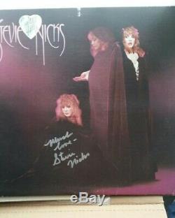 Stevie Nicks signed autographed The Wild Heart lp record album 2 VIP pass COA