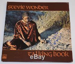 Stevie Wonder Signed Autographed TALKING BOOK Vinyl Record Album LP COA