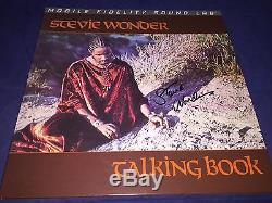 Stevie Wonder Talking Book Album Signed Autographed LP Record Exact Proof WithCOA
