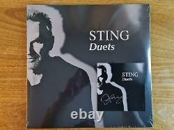 Sting Duets Double Gatefold Vinyl Album Sealed With Signed Autograph Art Card
