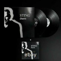 Sting Duets Double Gatefold Vinyl Album Sealed With Signed Autograph Art Card