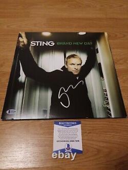 Sting Signed Autographed Brand New Day Vinyl Lp Record Album Beckett Bas Coa