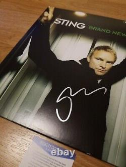 Sting Signed Autographed Brand New Day Vinyl Lp Record Album Beckett Bas Coa
