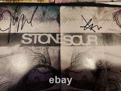 Stone Sour Audio Secrecy Band Signed Album Flat 2LP Gatefold JSA Corey Taylor