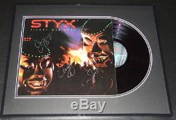 Styx Group Signed Framed 1983 Kilroy Was Here 16x20 Record Album Display