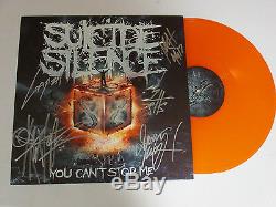 Suicide Silence Autographed Signed Vinyl Album With Exact Signing Picture Proof