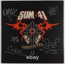 Sum 41 JSA Signed Autograph Album LP Record Vinyl Full Band 13 Voices