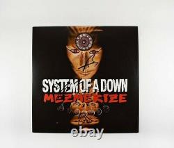System of a Down Mezmerize Autographed Signed Album LP Record Authentic JSA COA