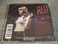 TAYLOR SWIFT RED Taylor's Version CD Signed Autograph Auto from Official Store