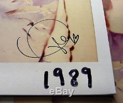 TAYLOR SWIFT signed autographed 1989 record album LP WithCOA T. S 1989