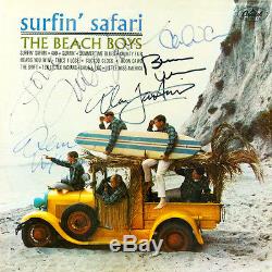 THE BEACH BOYS SIGNED ALBUM 100% AUTHENTIC GUARANTEED HEAVY FADING