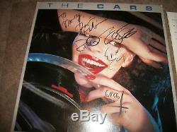 THE CARS ALL 5 BAND MEMBERS HAND SIGNED AUTOGRAPHED ALBUM! RARE! With ORR