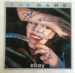 THE CARS Ric Ocasek Signed By 4 Autographed DEBUT Vinyl Album Record Proof withCOA