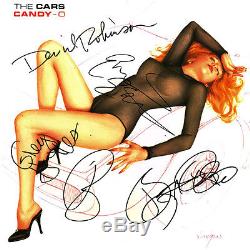 THE CARS SIGNED ALBUM BAND SIGNED 100% AUTHENTIC GUARANTEED