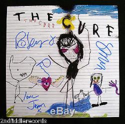 THE CURE-Autographed Album Cover Promotional Flat By All From 2004-ROBERT SMITH