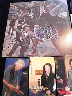 THE DOORS ` STRANGE DAYS ` Signed Record Album with COA PHOTOS 3 BAND MEMBERS