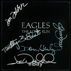 THE EAGLES SIGNED ALBUM 30+ YEARS AGO IN WHITE STAGE MARKER COA INCLUDED RARE