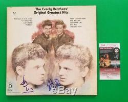 THE EVERLY BROTHERS LP ALBUM SIGNED BY BOTH DON & PHIL EVERLY JSA COA psa