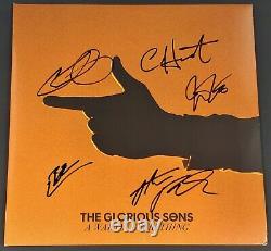 THE GLORIOUS SONS BAND SIGNED A WAR ON EVERYTHING LP VINYL RECORD ALBUM With COA