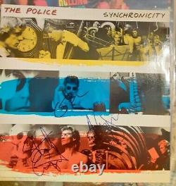 THE POLICE BAND SIGNED SYNCHRONICITY ALBUM WithEXACT PHOTO PROOF
