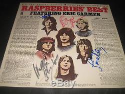 THE RASPBERRIES BEST Signed Autograph Record Album x 4 ERIC CARMEN